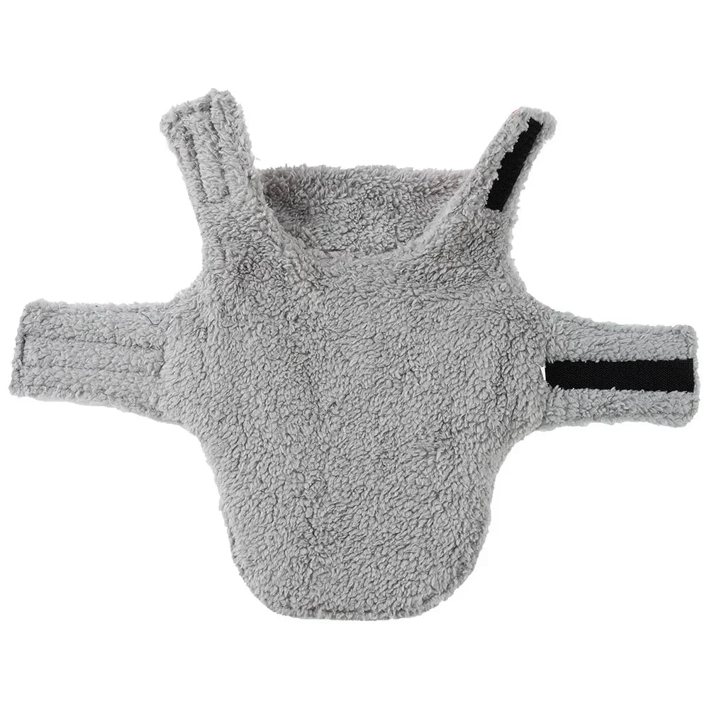 Reflective Pet Clothes For Small Large Dogs Warm Thicken Fleece Dog Vest Coat For Winter Plaid Puppy Parka With D-ring Labrador