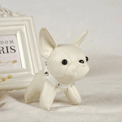 Hip Hop Pitbull Key Chain Charm PU leather Dog Key Pendant Fashion Women's Bag Charm Accessories Car Key Ring Pendant