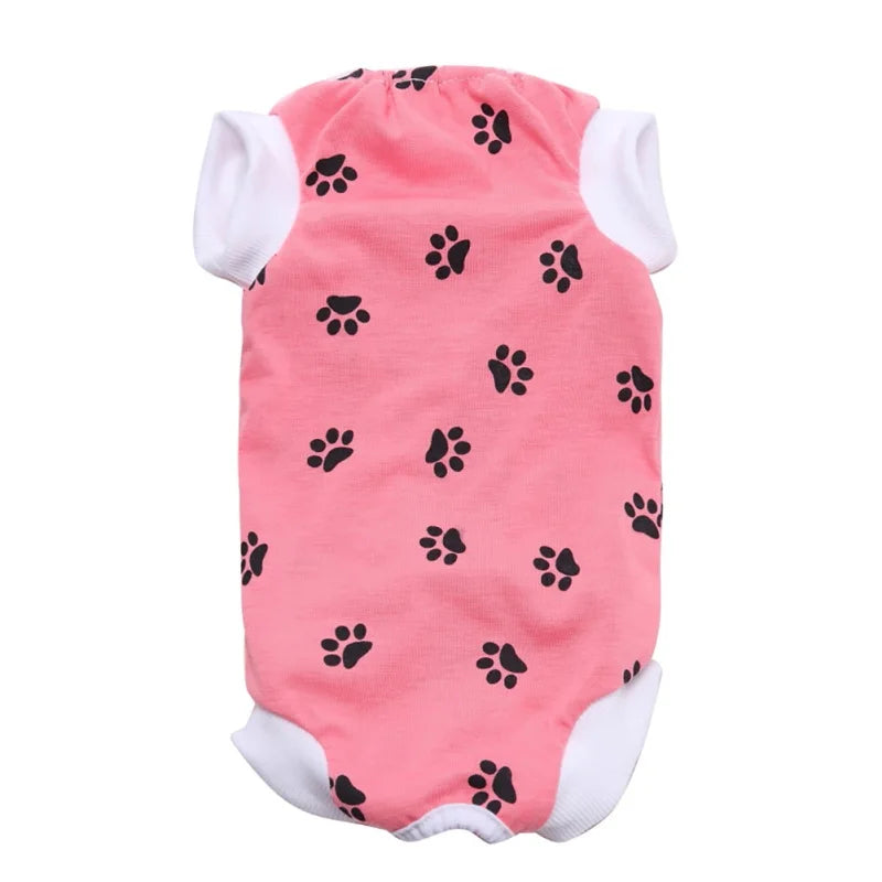 Pet Cat Recovery Surgical Costume Pet Dog Sterilization Clothes Pet Physiological Pants Anti-licking Vest for Abdomen Protect