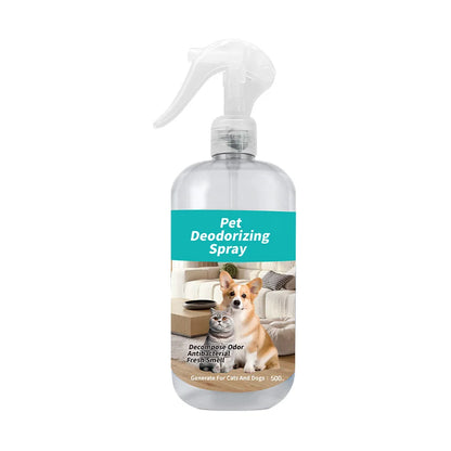 the DEORDORANT SPRAY - Portable Pet Deodorant, Green Tea Fragrance Spray, Bactericidal Deodorant, Non-Pungent Deodorant Dog and Cat Urine Spray