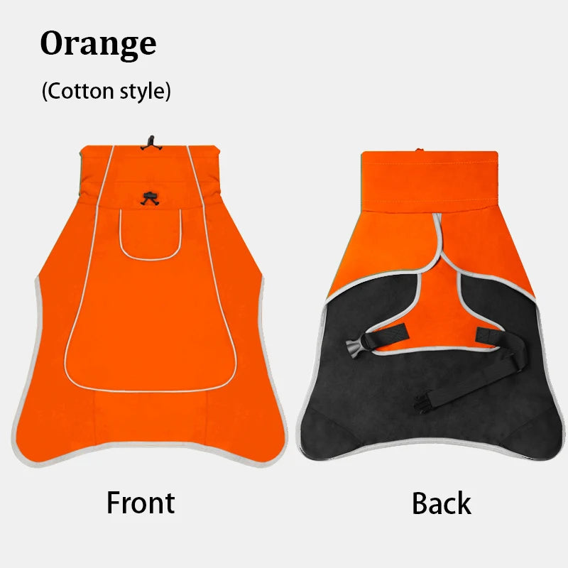 the HYDROHOUND WEATHER GUARD - Large Dog Pet Windbreaker, Dog Raincoat, Pet Storm Coat, Waterproof/Outdoor, Pet Outdoor Waterproof Clothes, Pets Raincoat Accessories