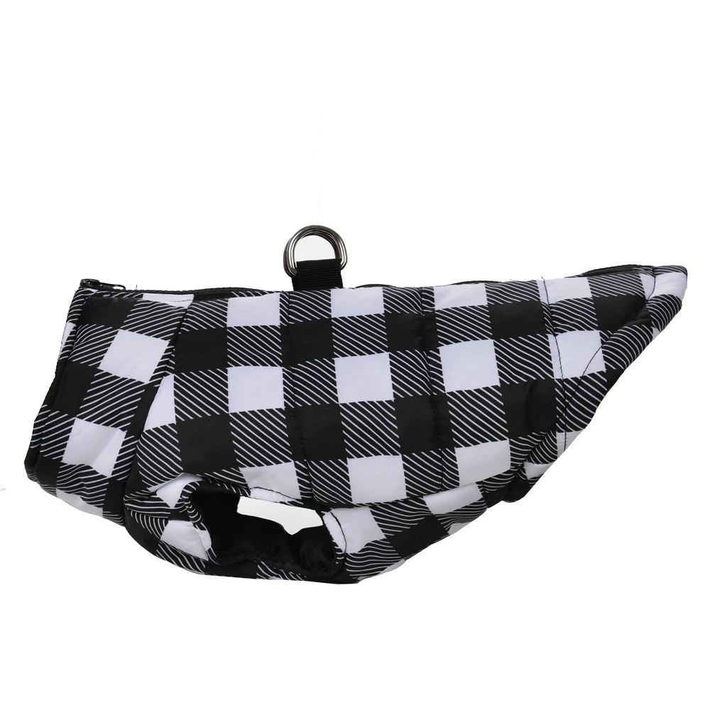 Pet Dog Clothes Vest for Small Medium Dogs Cats Autumn Winter Windproof Puppy Footprint Jacket Coat Bulldog French Pug Chihuahua