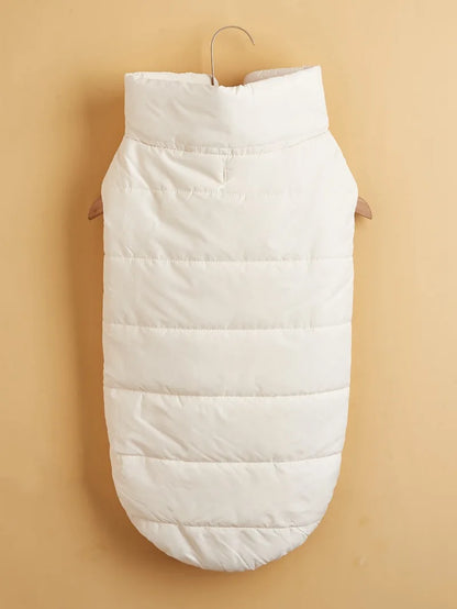 Winter Pet Dog Coat Winter Warmth Clothes Winter Dog Vest With Integrated Keep Warm Fleece Back Zipper For Small Medium Dog