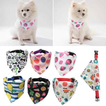 the DOGGY BANDANA - Adjustable Dog Bandanas, Large Pet Scarf, Pet Cotton Plaid Washable Bow Ties, Collar Cat/Dog Scarf, Large Dog Accessories, Kerchief