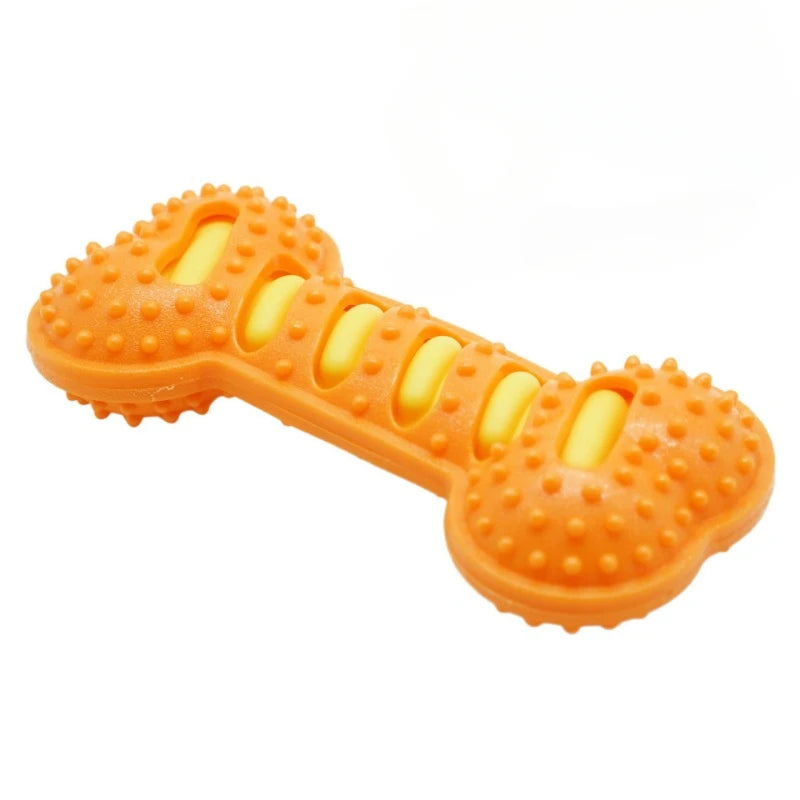 Pet Dog Chew Toy Teeth Cleaning Molar Stick Rubber Bone Toy Puppy Interactive Stick Dog Chewing Bite Toys