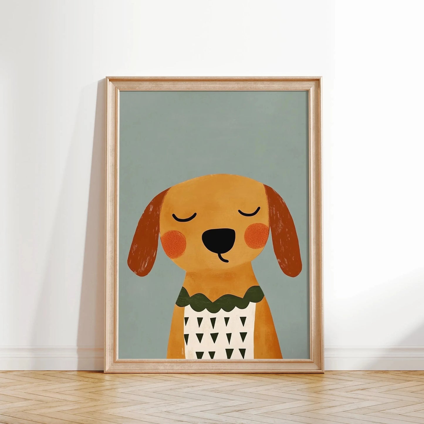 Minimalist Dog Aesthetics Poster Dachshund Bagel Hound Whippet Poodle Modern Pet Portrait Illustration Home Animal Decoration