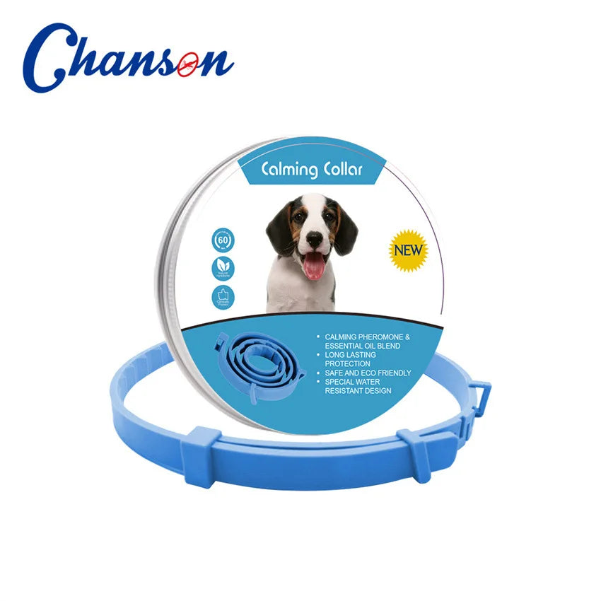 the TRANQUILTAIL CALMING COLLAR - Pet Calming Collar for Cats/Dogs, Adjustable Anxiety Pheromone Reducing Pet Collar, Lasting Natural Calm Relax Soothing Collars