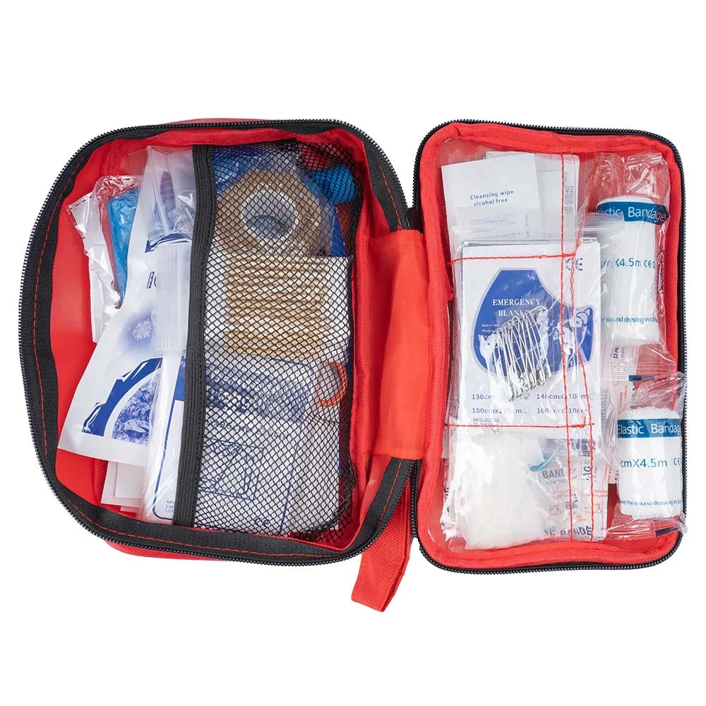 the COMPLETE PET FIRST AID - 101pcs/194pcs Pet First Aid Kit for Dogs & Cats - Emergency Bag for Hiking, Camping, Hunting, Home - Portable First-Aid Supplies