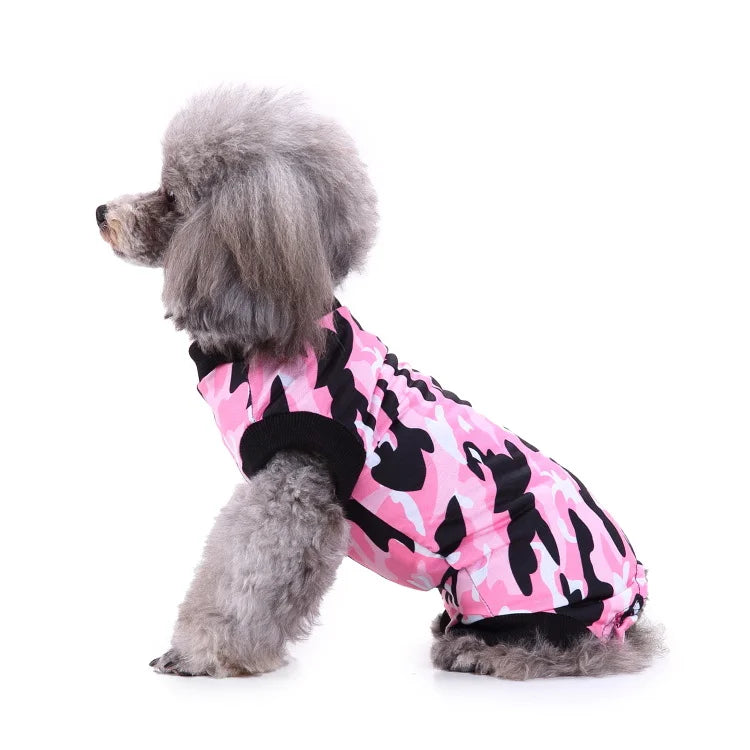 Pet Cat Recovery Surgical Costume Pet Dog Sterilization Clothes Pet Physiological Pants Anti-licking Vest for Abdomen Protect