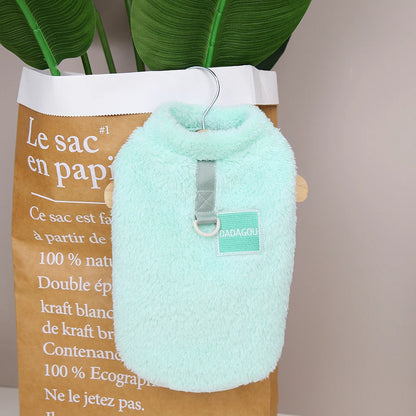 Soft Flannel Small Dog Clothes Winter Warm Puppy Cat Sweater Coat Chihuahua Pet Clothing Jumpsuit for Small Medium Dogs Yorkie