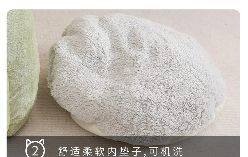 A Closed, Detachable and Washable Dog House for Keeping Warm in Winter and A Pet Bed Suitable for All Seasons