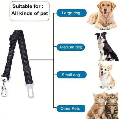 Advanced Dog Car Seat Belt Pet Dog Car Seat Nylon Material Seat Buckle Adjustable Length Suitable for Any Pet Dog Traction Rope