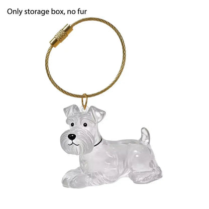 Keychain For Collecting Cat And Dog Hair, Fur Life Pendant For Dogs, DIY Pet Furs Collection Keychain, Pet Fur Keepsake