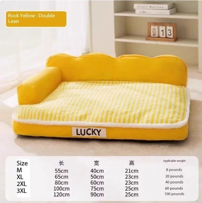 Pet Autumn And Winter Dog House Warm Removable And Washable Dog Bed Dog Sofa Winter Mat Sleeping Pad