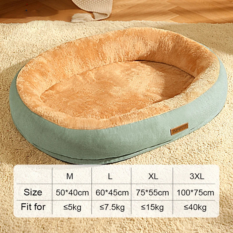 HOOPET Winter Comfortable Pet Mat Bed for Dogs Cats Fluff Sleeping Pad  Dog Sofa Cushion Pet Calming Dog Bed House Pet Supplies