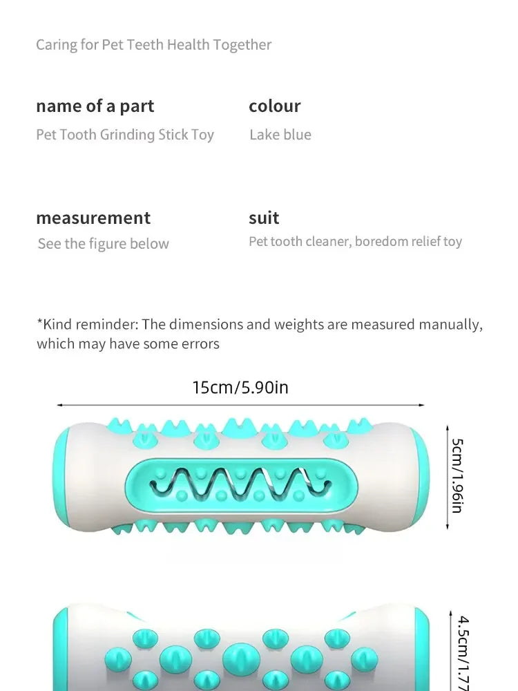 1PCS Dog Dental Chew Toys for Teeth Cleaning Puppy Teething Sticks & Chewable Bone Toothbrush Enzymatic Oral Care Fresh Breath