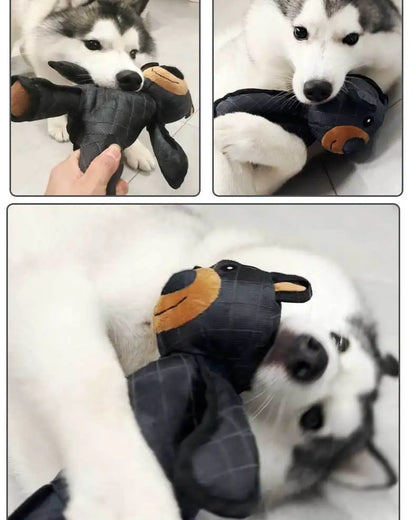 Plush Pet Squeaky Toys Pet Dog Canvas Toys  Robust Bear Dog Toy Interactive Dog Toys Animal Pet Toys