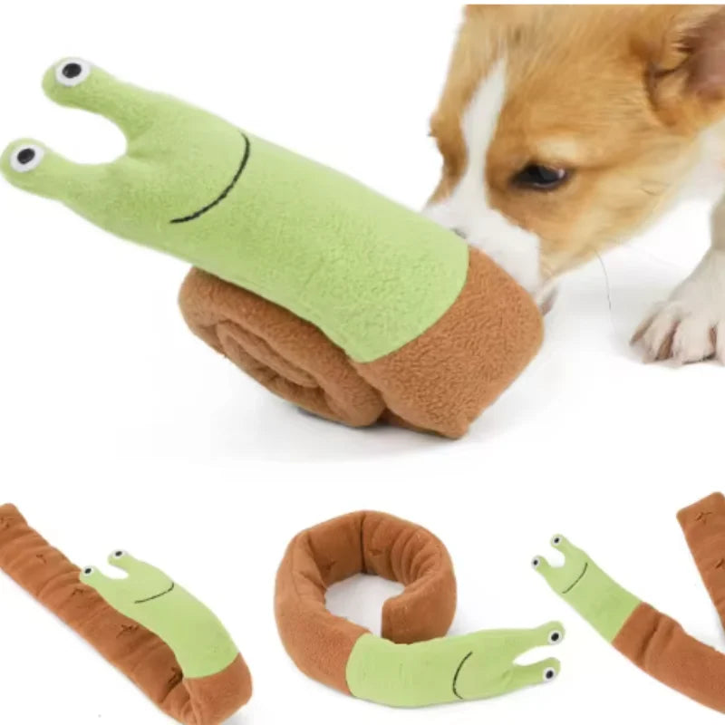Snail Shaped Pet Toys for Dogs And Cats Odor Hiding Training Puzzles Fun Sniffing Mats - Interactive Play for Cats And Dogs