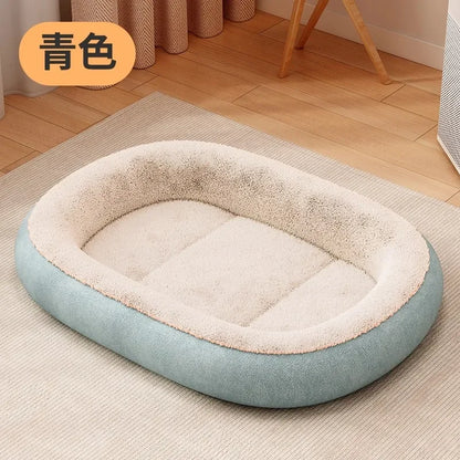All-weather Small Dog Pet Doghouse for Winter Warmth Thick Cat Bed Dog Mat