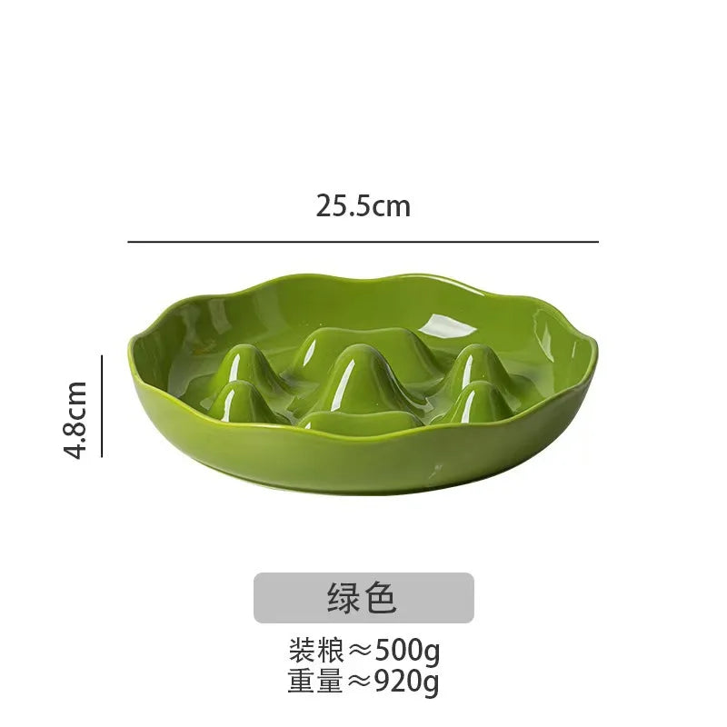 Slow Feeder Dog Bowl Large, Non-Slip Pet Food Dish for Medium Giant Dogs Like Labrador To Prevent Choking & Bloat