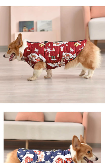 the FROSTCORE DOWN DOG JACKET - Warm Dog Down Jacket, Winter Thickened Dog Clothes, Waterproof Dog Jacket, Medium and Large Dog Clothing, Welsh Corgi Clothing