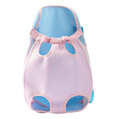 Portable Pet Chest Bag Breathable Four Feet Dog Double Shoulder Bag Comfortable Adjustable Shoulder Strap Cat Backpack