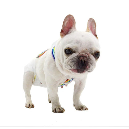 the PAWSECURE DIAPER & BELLY BAND SUSPENDERS - Dog Diaper Suspenders Adjustable Harness Doggie Diapers Suspenders Female Belly Bands for All Dogs Pet Pant Skirt Clothes Keeper