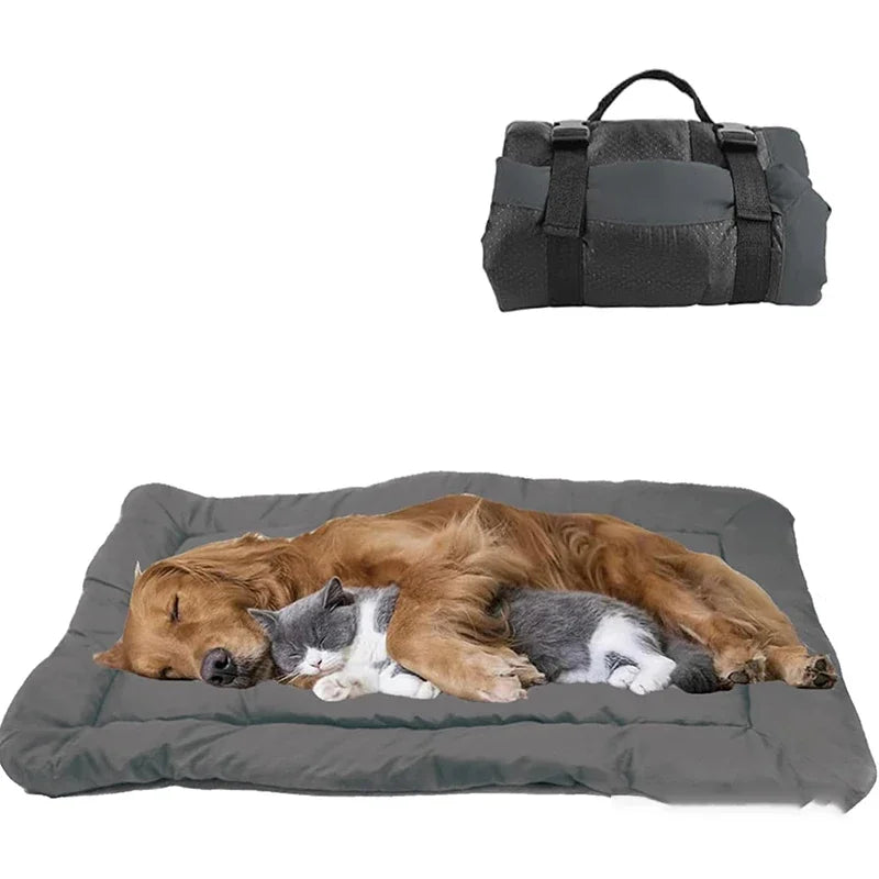 Foldable Outdoor Waterproof Dog Bed Blanket Picnic Dog Mat Car Seat for Small Medium Large Dogs Portable Camping Travel Pet Pad