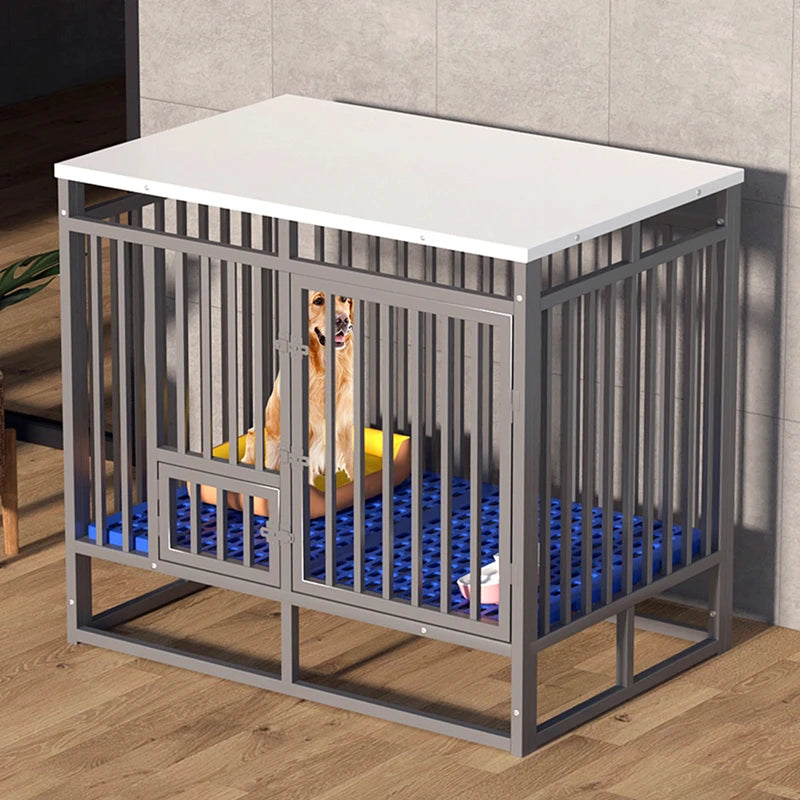 Bold and reinforced dog cage Medium-sized large dog outdoor rainproof rural outdoor special dog house Golden hair edge pasture