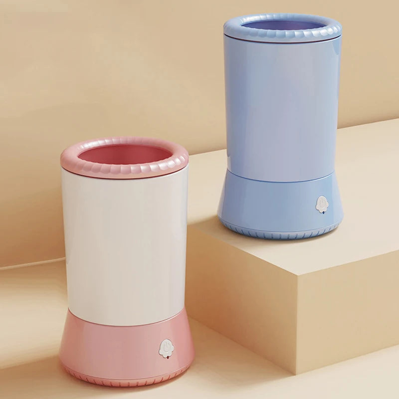 the PAW WASHER - Electric Pet Paw Washer Cup, Portable Dog Paw Cleaner, Portable Foot Washer Cup, Comfortable Foot Cleaning Machine, Dog Brushes