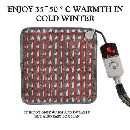 220V 20W Pet Electric Heating Pads Heated Blanket Winter Dog Cats Warmer Mat Sleeping Bed Pet Supplies Washable blanket Mats