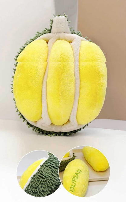 Interactive Dog Squeak Toys Plush Durian Pet Sniff Toy for Small Large Dogs Bite Resistant Puppy Sounding Toys Pet Supplies