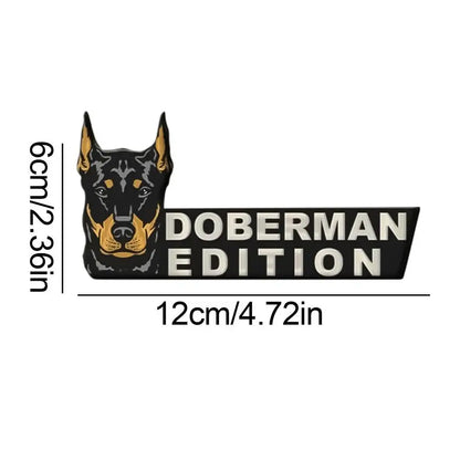 3D Dogs Badge Acrylic Funny Stylish Car Emblems & Badges German Shepherd Pit Bull Sticker Bulldog Decals Auto Exterior Stickers