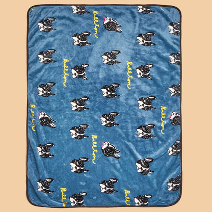 Dog Bed Mat for Small Medium Dogs Cats Autumn Winter Cozy Fleece Puppy Print Blanket Bulldog French Chihuahua Pet Accessories