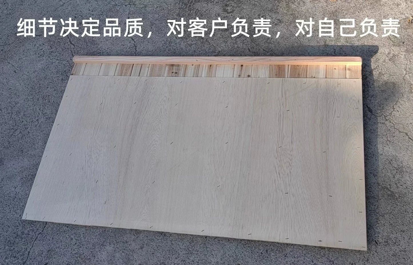 Solid wood dog house Outdoor pet Winter kennel All seasons Universal warm Wooden large dog Outdoor rainproof dog cage