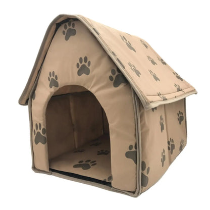 the PAW TENT - Pet Warm & Comfortable Footprint Dog Kennel, Indoor Winter/Summer House