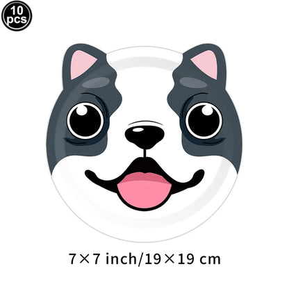 Dog Balloon Corgi Husky Puppy Foil Balloon Dog Paw Ballon Paw Print Balloons Dog Balloon for Puppy Birthday Decorations Supplies