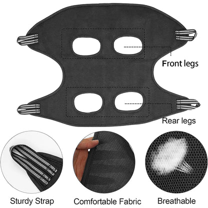 Pet Hammock Repairing Nail Auxiliary Holder Cat Dog Grooming Hammock Restraint Bag with 2 Hooks Cat Grooming Cleaning Holder