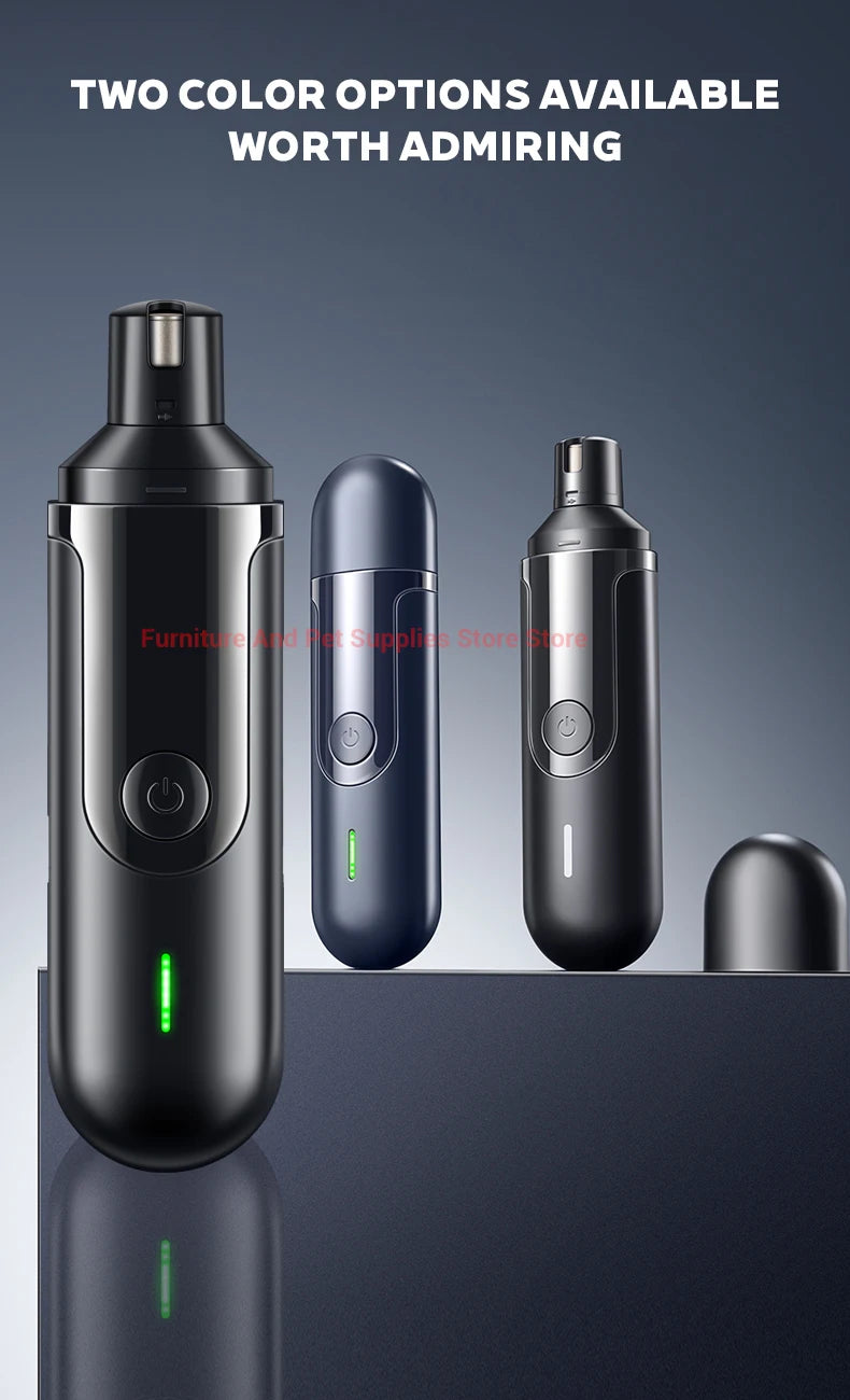 Electric Dog Nail Grinder Pet Nail Clipper USB Rechargeable Pet Nail Trimmers Painless with Polisher Wheel for Small/Large Pets