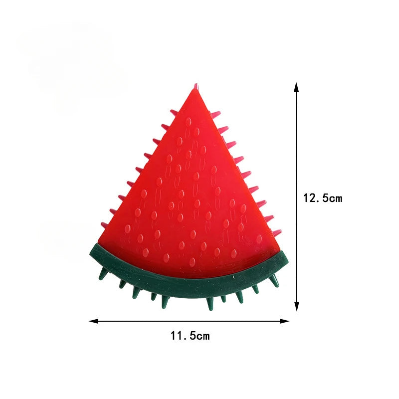 the FRUITFUSION CHEW TOY - Pet Squeaky Chew Toy, Dog Teeth Cleaning Toy, Watermelon Pineapple Lemon Fruit Shape Puppy Bite Resistant Toy, Pet Supplies