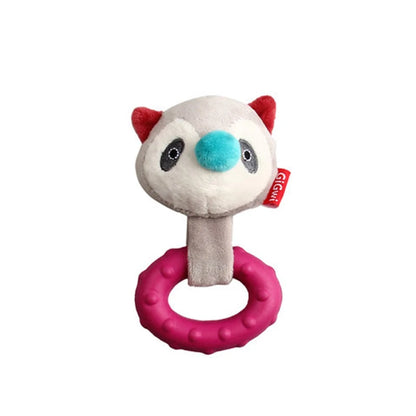 GiGwi Dogs Toys Suppa Puppa Q Series Plush Dog Teething Bite Resistance Molar Plush Rubber Sound Interactive Toy for Pets Puppy
