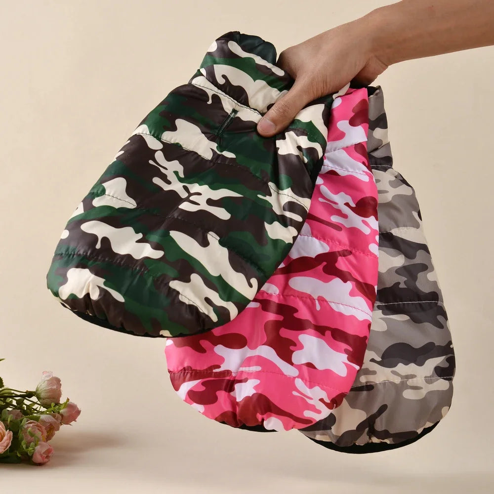 Reversible Winter Warm Dog Clothes Windproof Pet Vest Jacket For Small Medium Dogs Cats Chihuahua French Bulldog Yorkshire Coat