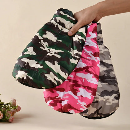 Reversible Winter Warm Dog Clothes Windproof Pet Vest Jacket For Small Medium Dogs Cats Chihuahua French Bulldog Yorkshire Coat