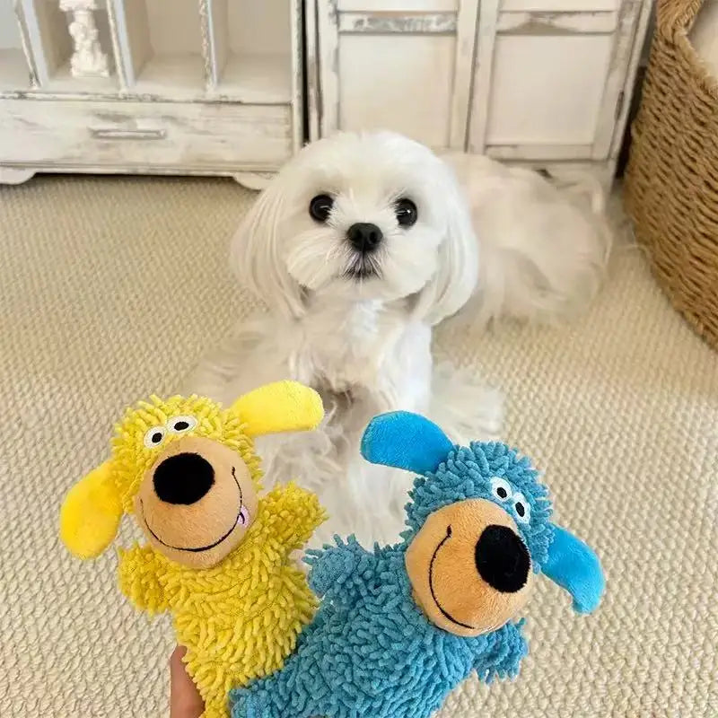 Squeaky Dog Toys Dogs Interactive Toys Make Dog Fondle Admiringly Chew Toy for Dog Pet Teeth Cleaning Bite Resistance Pet Toys