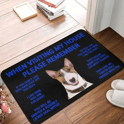 Beagle Dog Doormat Non-Slip Kitchen Bath Mat Living Room Door Floor Entrance Carpet Rug