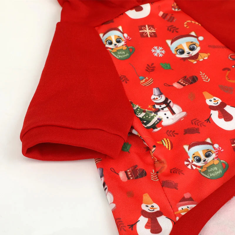 the PAWLIDAY CHEER HOODIE - New Arrival Pet Christmas Hoodie, Dog Holiday Clothes, Festive Pet Apparel