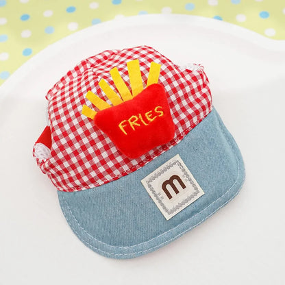 Three-piece Set Pet Cat Dog Chest Harness Traction Rope and Sun Hat Set Spring Summer Breathable Puppy Harness Dog Baseball Cap