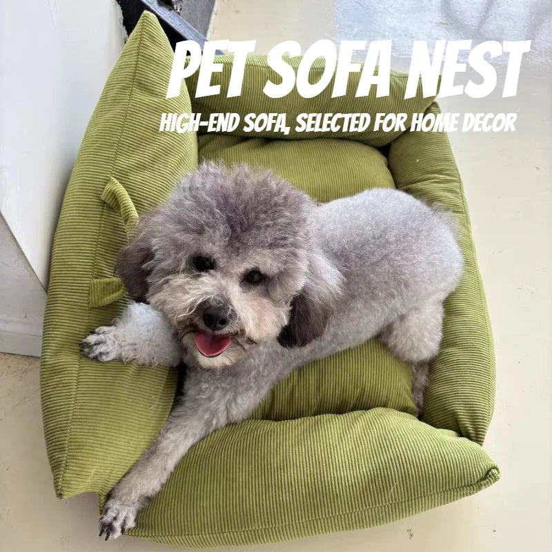 Puppy special sofa kennel winter warm pet Internet celebrity cat nest small dog dog sleeping mat cushion winter bed