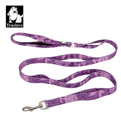 the PETALPACE NEOPRENE LEAD - Truelove Floral Pet Leash, Neoprene Padded Handle, Soft Comfortable, Easy Control, Safe for Small/Medium/Large Walking, Training
