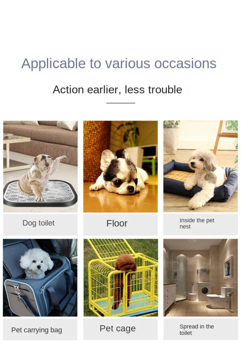 the DOG DIAPER MATS - 100/50/40/25PCS High Absorbent Thick Dogs Diapers, Disposable Puppy Training Pee Pads, Quick Dry Surface Mat, Clean Cushion